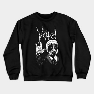 Black Metal Joe Biden Vote! Crewneck Sweatshirt